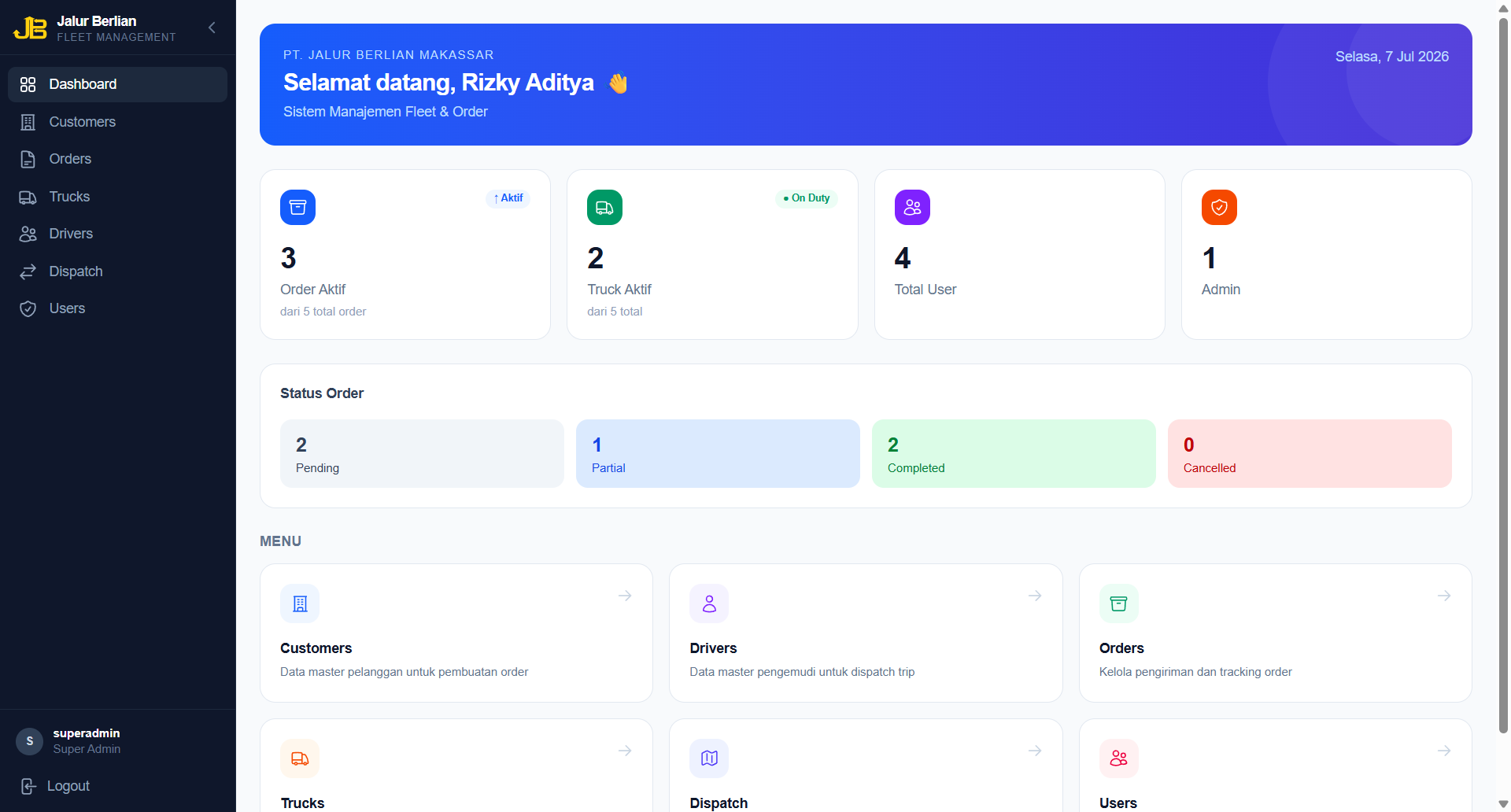 Fleet Management System